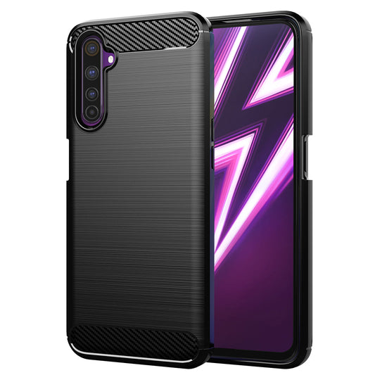 Pouzdro pro Realme 6 Pro, Techsuit, Carbon, Černá