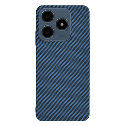 Pouzdro pro Realme C63 / C61, Techsuit, Carbonite FiberShell, Tyrkysové