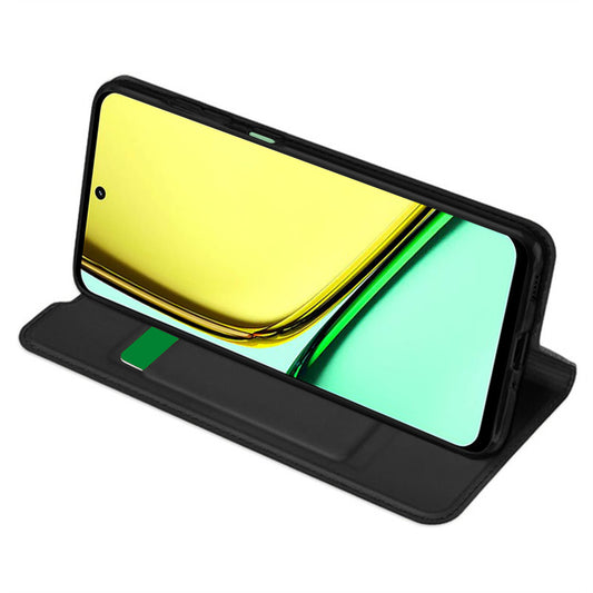 Pouzdro pro Realme C67 4G, Techsuit, Magskin Book, Černé