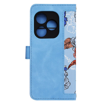 Pouzdro pro Realme GT 6T / GT 6, Techsuit, FlipCraft, modré