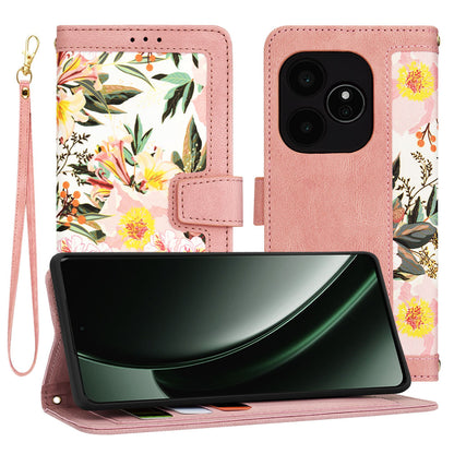 Pouzdro pro Realme GT 6T / GT 6, Techsuit, FlipCraft, růžové