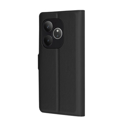 Pouzdro pro Realme GT 6T / GT 6, Techsuit, kožené folio, černé