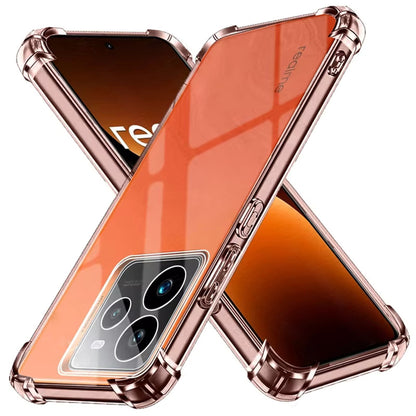 Pouzdro pro Realme GT 7 Pro, Techsuit, Odolné proti nárazům, Průhledné