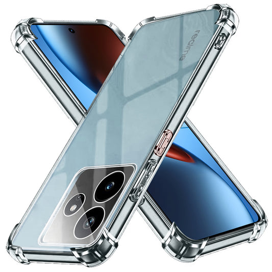 Pouzdro pro Realme GT 7, Techsuit, Odolné proti nárazům, Průhledné