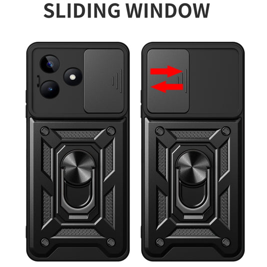 Pouzdro pro Realme Note 50 / C51, Techsuit, CamShield, Černé