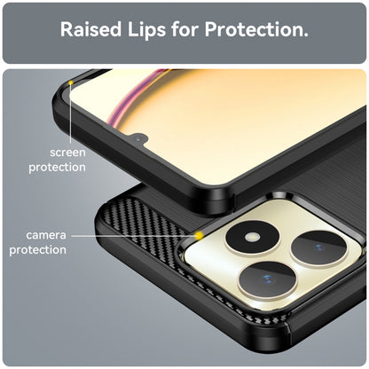 Pouzdro pro Realme Note 50 / C51, Techsuit, Carbon, Černé