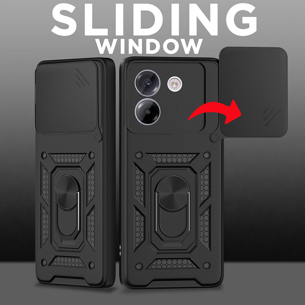 Pouzdro pro Realme Note 70T, Techsuit, CamShield, Černá