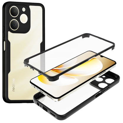 Pouzdro pro Realme Note 70T, Techsuit, ColorVerse 360, Černá