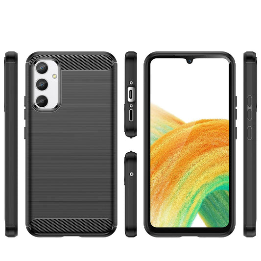 Pouzdro pro Samsung Galaxy A34 A346, OEM, Karbon, Černé