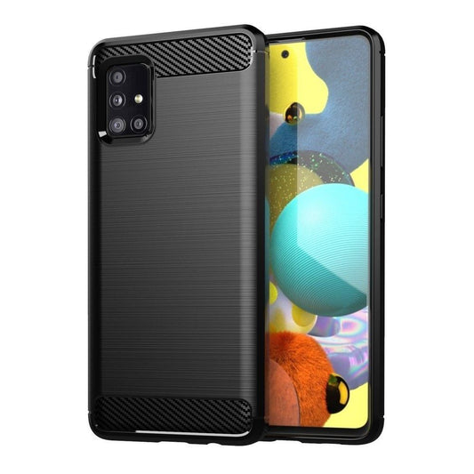 Pouzdro pro Samsung Galaxy A71 A715, OEM, Carbon, Černé