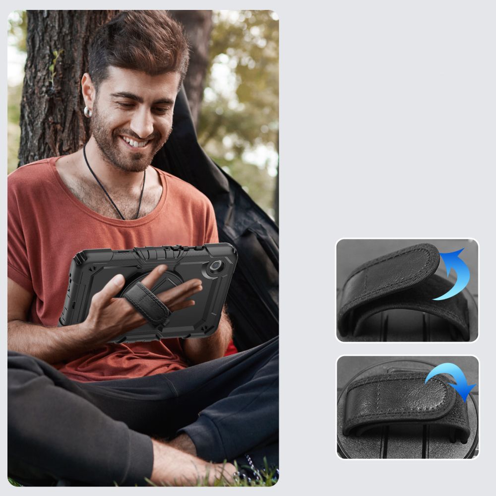 Pouzdro pro Samsung Galaxy Tab A11+ / Tab A9+, Tech-Protect, Solid360, Černé