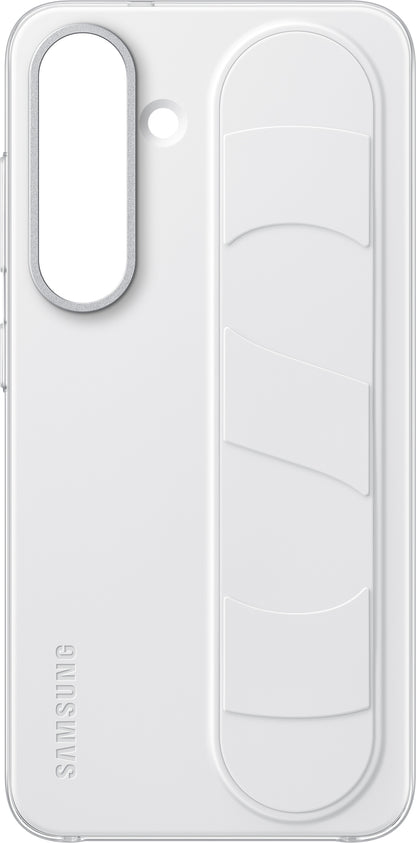 Pouzdro pro Samsung Galaxy S25 S931, Standing Grip, Bílé EF-GS931CWEGWW