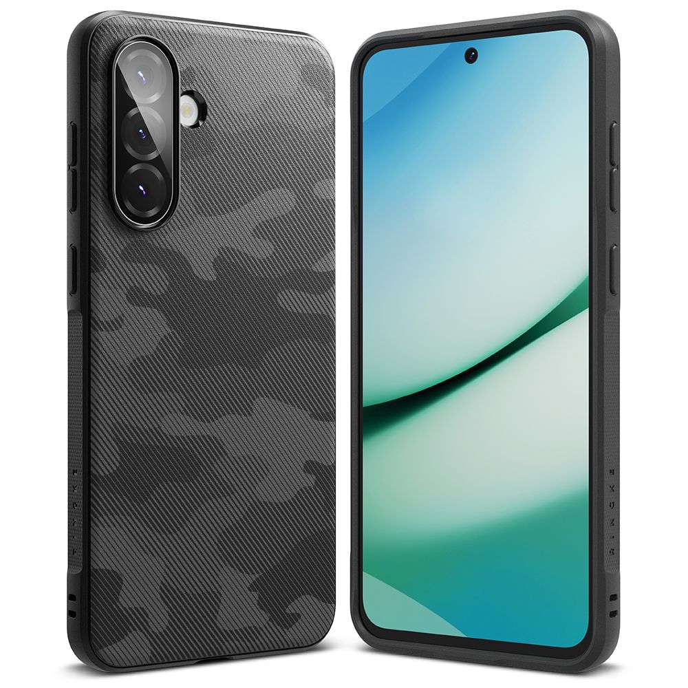 Pouzdro pro Samsung Galaxy A36 A366, Ringke, Onyx Camo, Černá