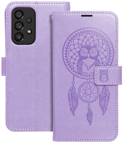 Pouzdro pro Samsung Galaxy A52s 5G A528 / A52 5G A526 / A52 A525, OEM, MEZZO Dream Catcher, Fialové