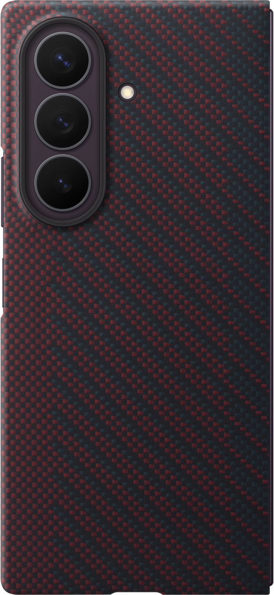 Pouzdro pro Samsung Galaxy Z Fold8 Ultra F976, Carbon Magnet Case, červené EF-KF976SREGWW