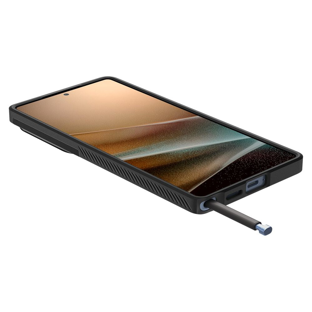 Pouzdro pro Samsung Galaxy S25 Ultra S938, Spigen, OPTIK ARMOR, Černá ACS08969