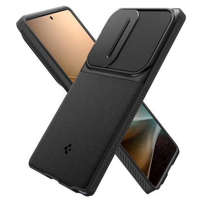Pouzdro pro Samsung Galaxy S25 Ultra S938, Spigen, OPTIK ARMOR, Černá ACS08969