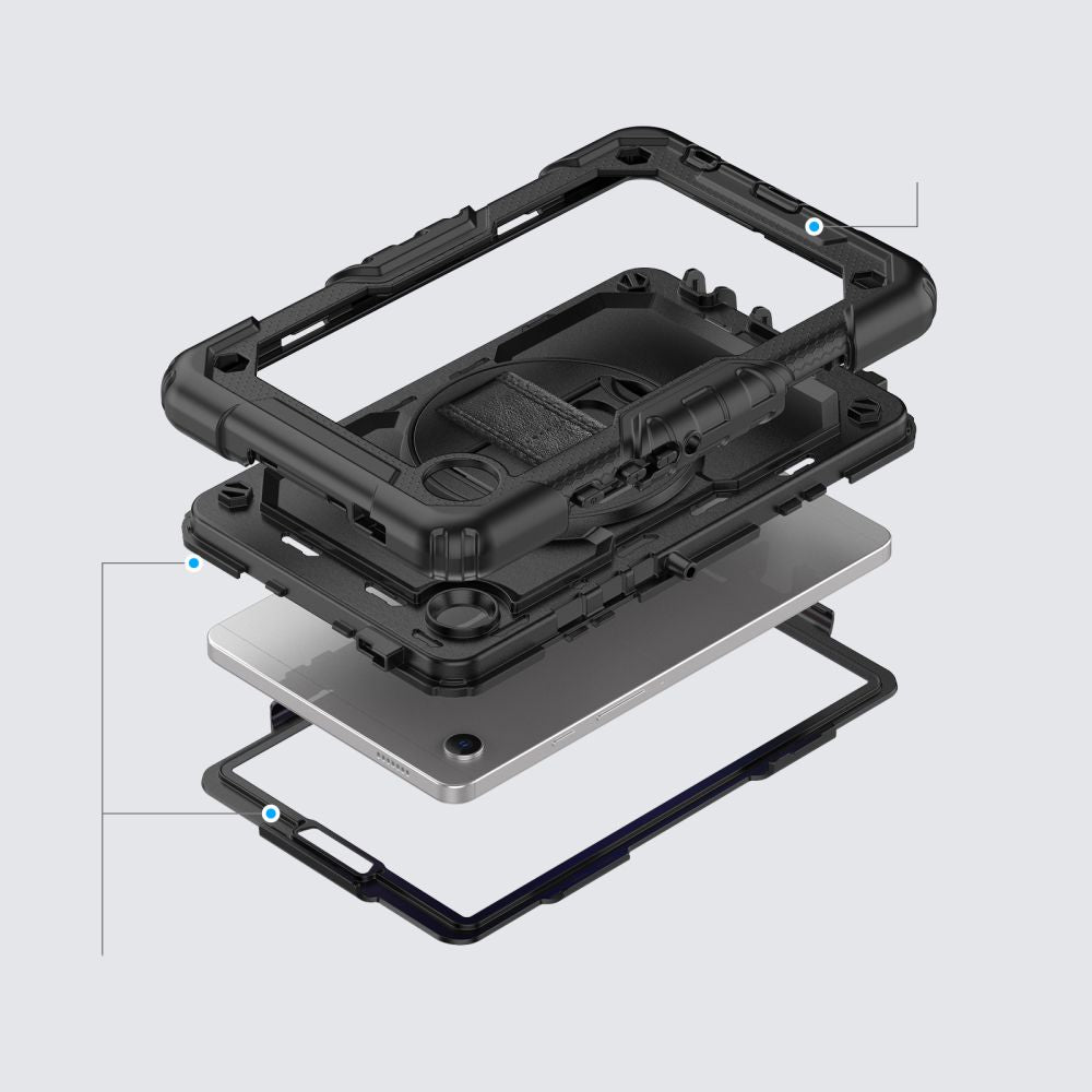 Pouzdro pro Samsung Galaxy Tab A11+ / Tab A9+, Tech-Protect, Solid360, Černé