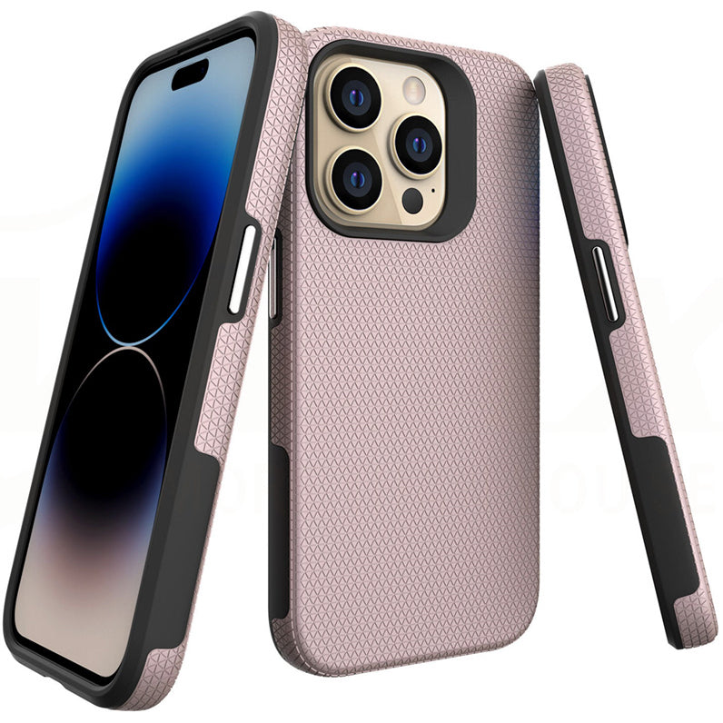 Pouzdro pro Samsung Galaxy A15 5G A156 / A15 A155, Vmax, Triangle, Růžově zlaté