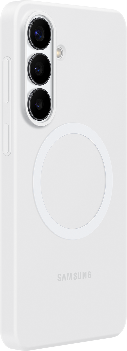 Case for Samsung Galaxy S26 Plus S947, Silicone Magnet Case, White EF-ES947CWEGWW