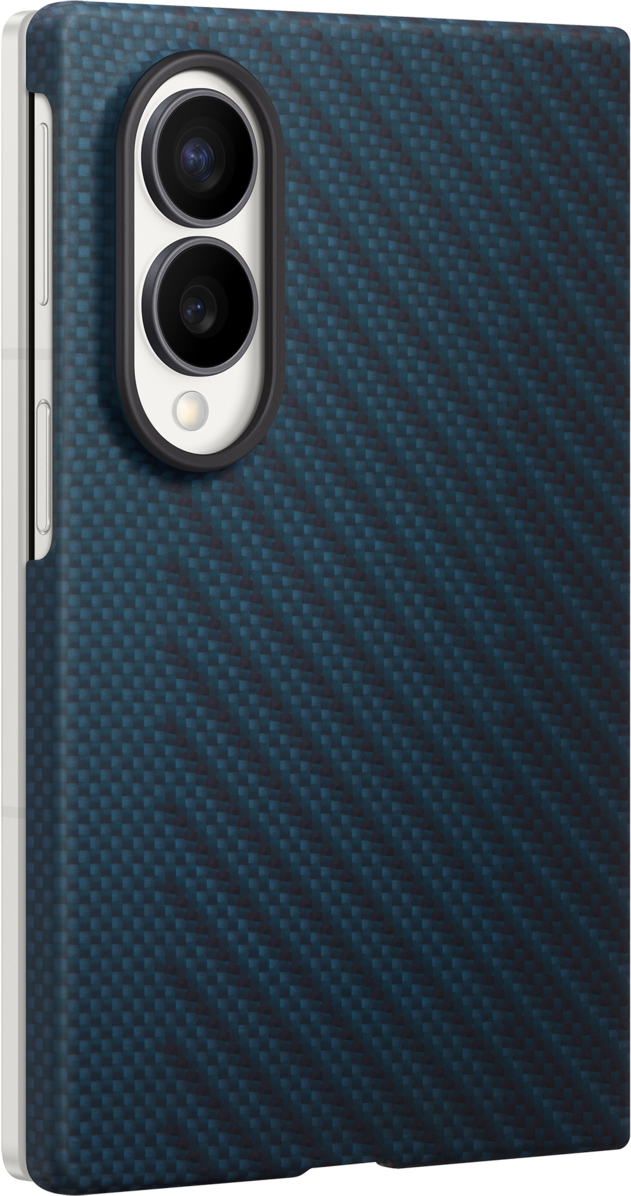 Pouzdro pro Samsung Galaxy Z Fold8 F971, Carbon Magnet Case, Tmavě modrá EF-KF971SNEGWW