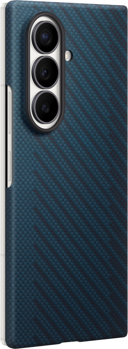 Pouzdro pro Samsung Galaxy Z Fold8 Ultra F976, Carbon Magnet Case, Tmavě modrá EF-KF976SNEGWW