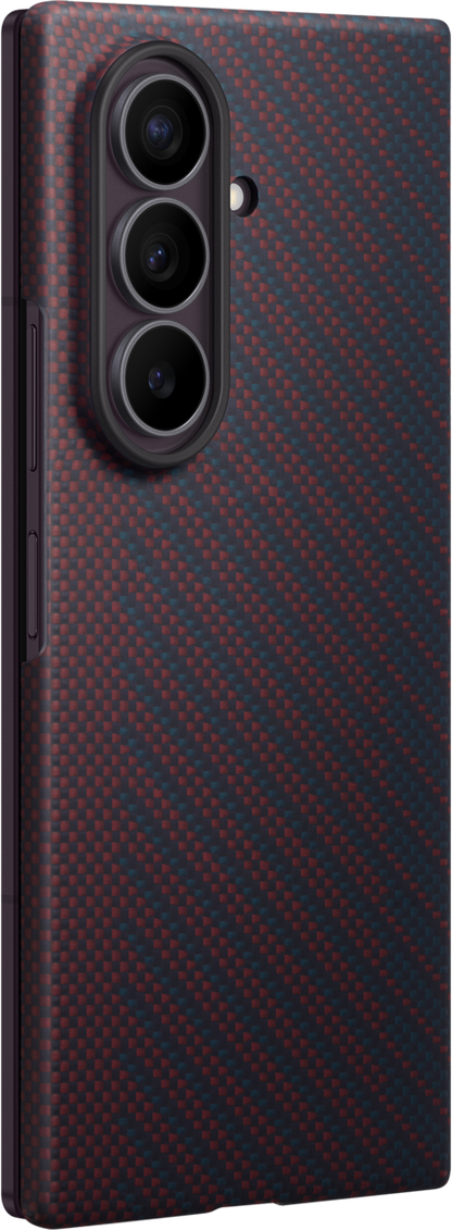 Pouzdro pro Samsung Galaxy Z Fold8 Ultra F976, Carbon Magnet Case, červené EF-KF976SREGWW