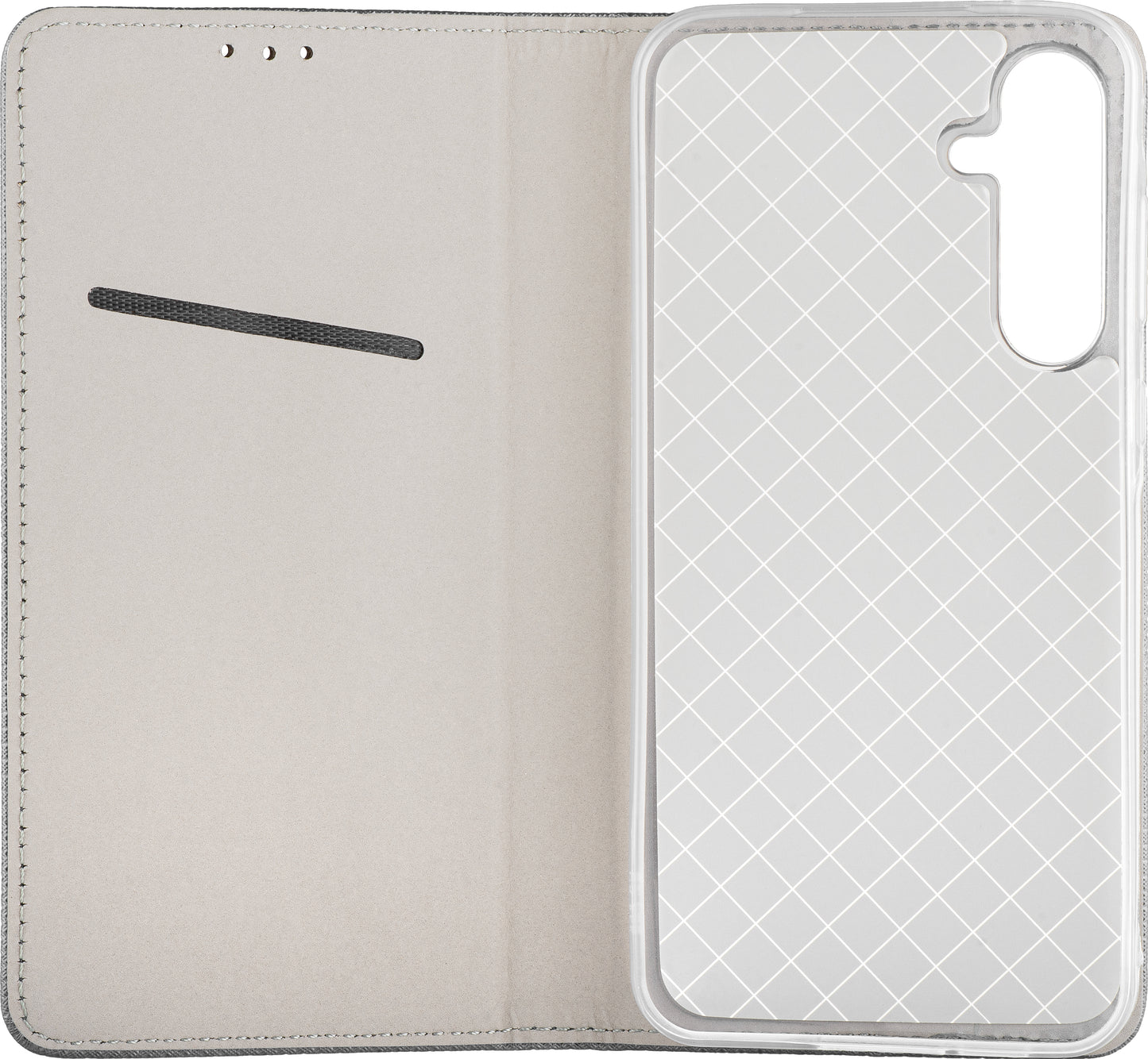 Pouzdro pro Samsung Galaxy J3 (2017) J330, OEM, Smart Magnet, Šedé
