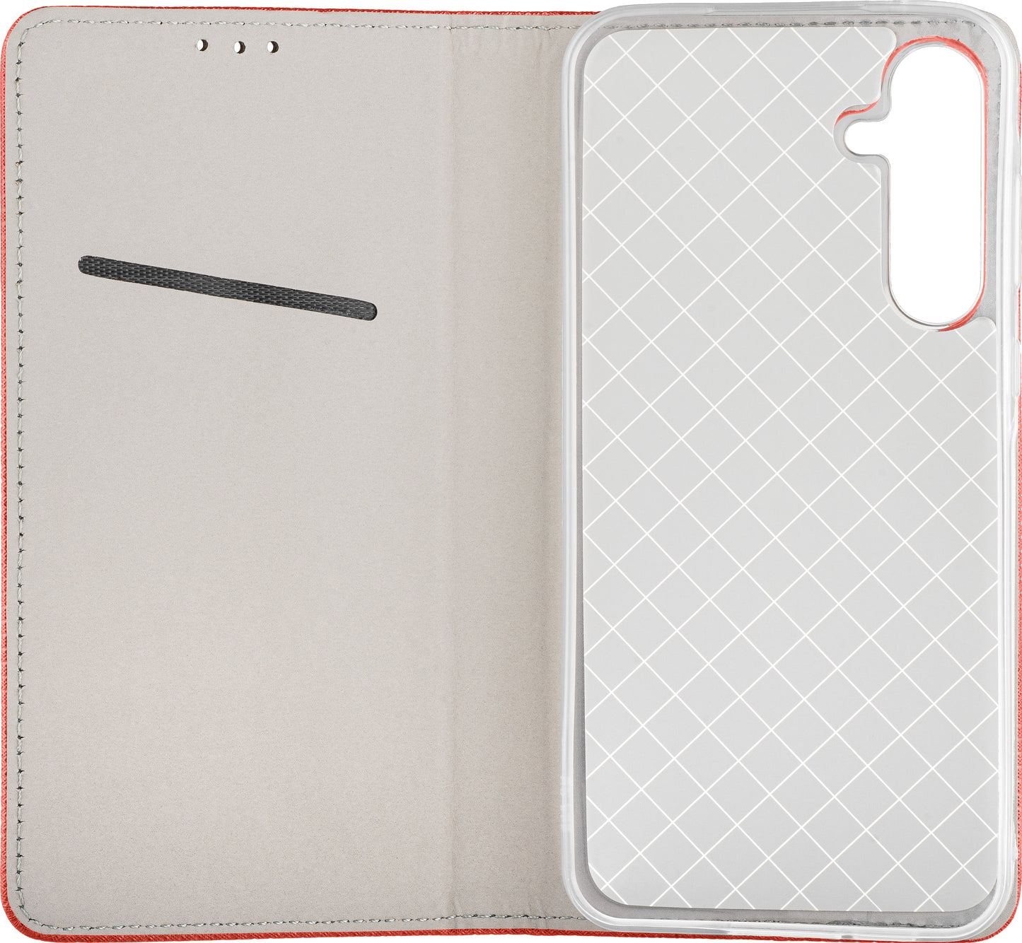 Pouzdro pro Samsung Galaxy A26 A266, OEM, Smart Magnet, červené