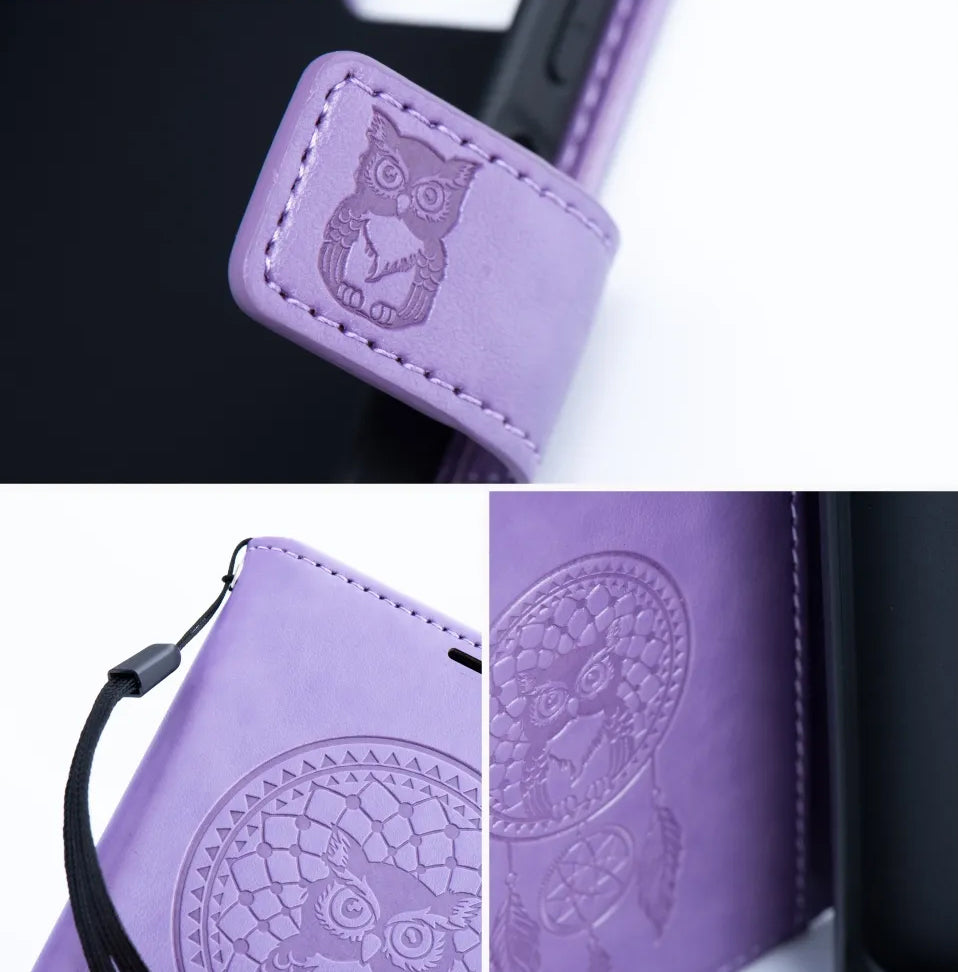 Pouzdro pro Samsung Galaxy A52s 5G A528 / A52 5G A526 / A52 A525, OEM, MEZZO Dream Catcher, Fialové