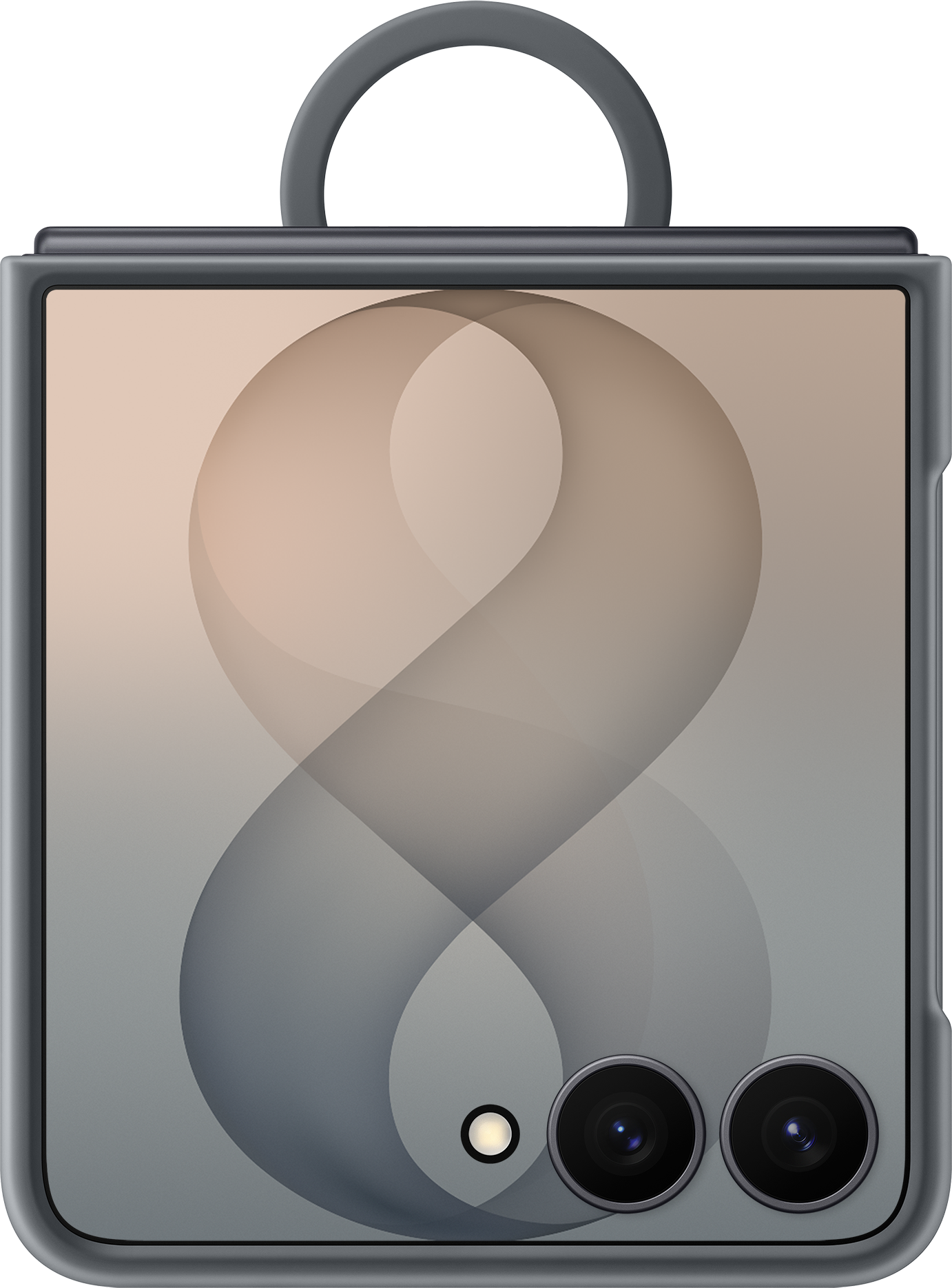 Pouzdro pro Samsung Galaxy Z Flip8 F776, Silicone Ring Magnet, Černá EF-EF776CBEGWW