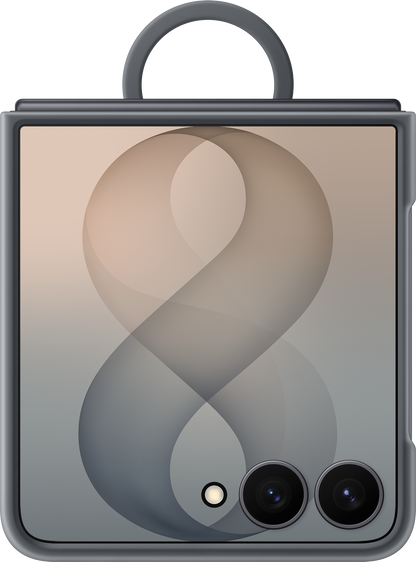 Pouzdro pro Samsung Galaxy Z Flip8 F776, Silicone Ring Magnet, Černá EF-EF776CBEGWW