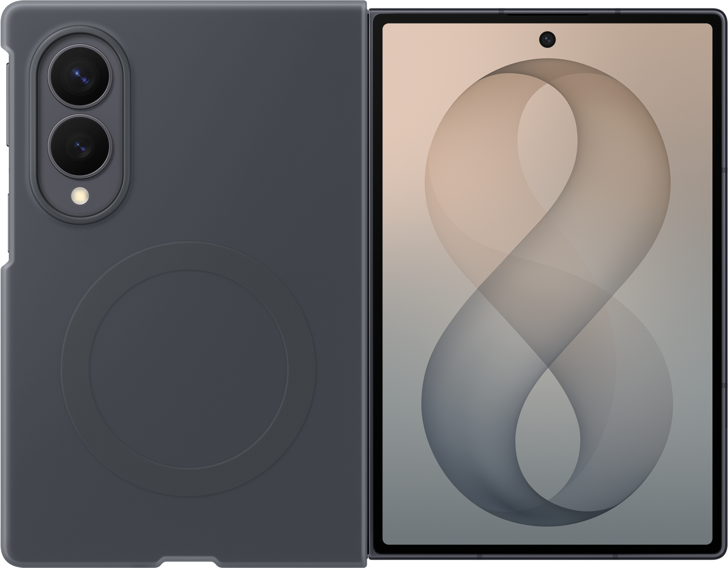 Pouzdro pro Samsung Galaxy Z Fold8 F971, silikonové magnetické pouzdro, černé EF-EF971CBEGWW