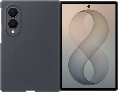 Pouzdro pro Samsung Galaxy Z Fold8 F971, silikonové magnetické pouzdro, černé EF-EF971CBEGWW