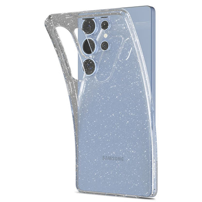 Pouzdro pro Samsung Galaxy S25 Ultra S938, Spigen, Liquid Crystal Glitter, Transparentní ACS08950
