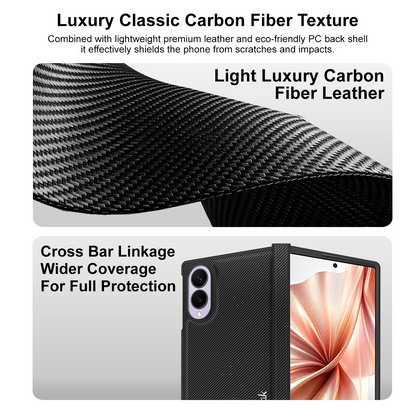 Pouzdro pro Samsung Galaxy Z Fold8 F971, Imak, Carbon, Černá