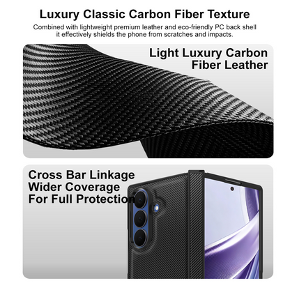 Pouzdro pro Samsung Galaxy Z Fold8 Ultra F976, Imak, Carbon, Černá