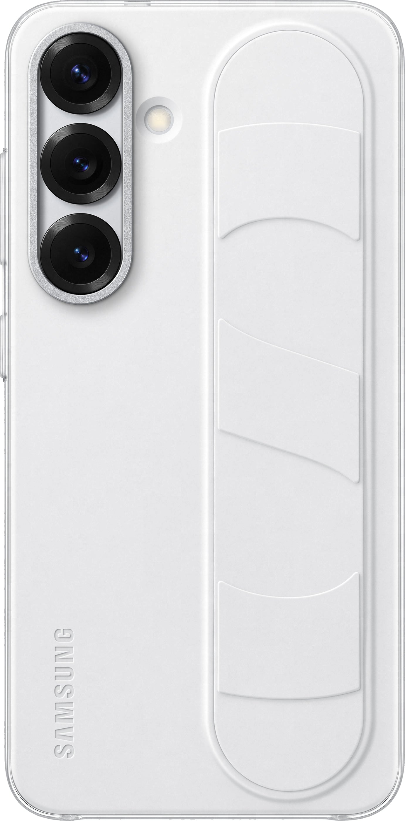 Pouzdro pro Samsung Galaxy S25 S931, Standing Grip, Bílé EF-GS931CWEGWW