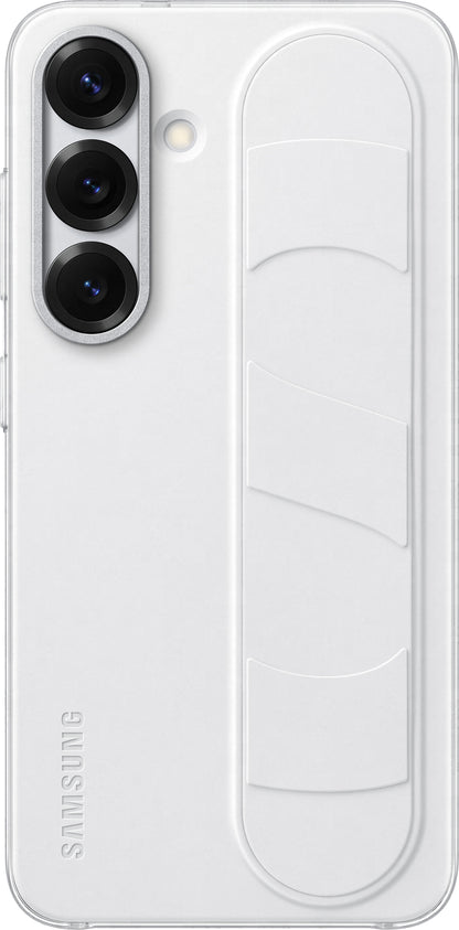 Pouzdro pro Samsung Galaxy S25 S931, Standing Grip, Bílé EF-GS931CWEGWW