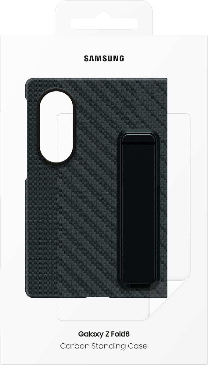 Pouzdro pro Samsung Galaxy Z Fold8 F971, Carbon Standing, Černé EF-XF971SBEGWW