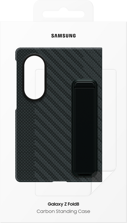 Pouzdro pro Samsung Galaxy Z Fold8 F971, Carbon Standing, Černé EF-XF971SBEGWW
