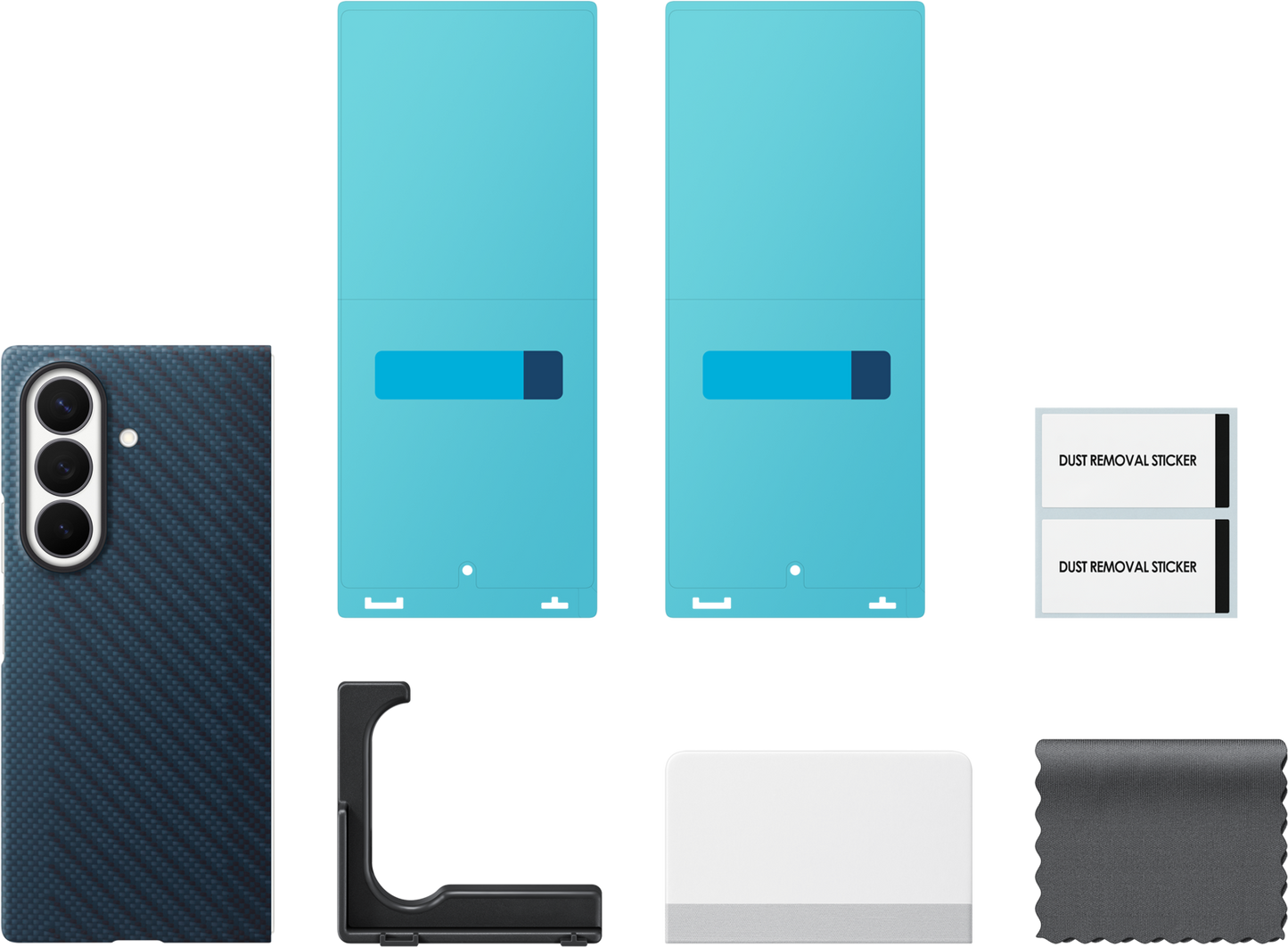 Pouzdro pro Samsung Galaxy Z Fold8 Ultra F976, Carbon Magnet Case, Tmavě modrá EF-KF976SNEGWW