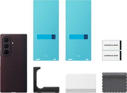 Pouzdro pro Samsung Galaxy Z Fold8 Ultra F976, Carbon Magnet Case, červené EF-KF976SREGWW