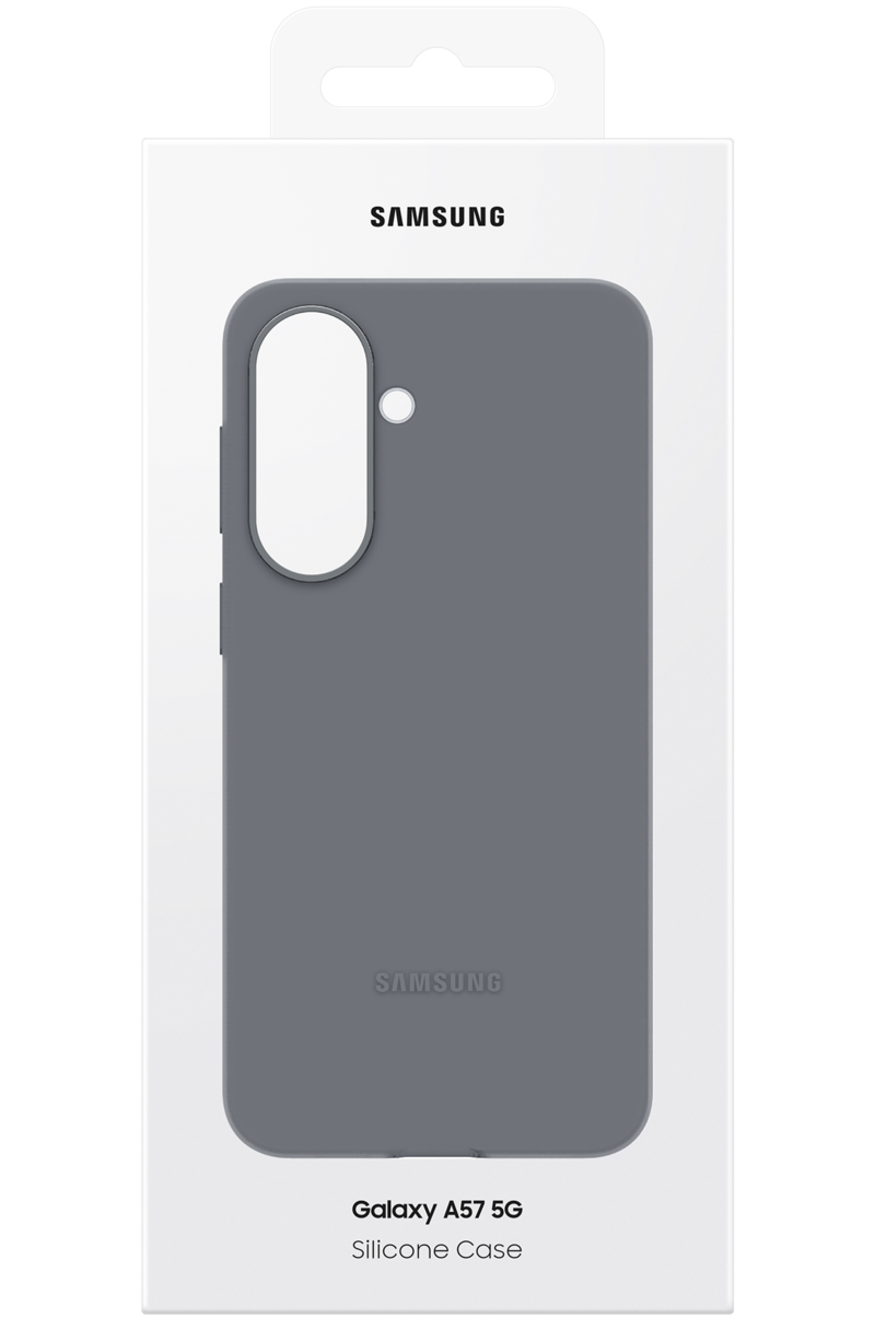 Case for Samsung Galaxy A57 5G, Silicone Case, Gray EF-PA576CJEGWW