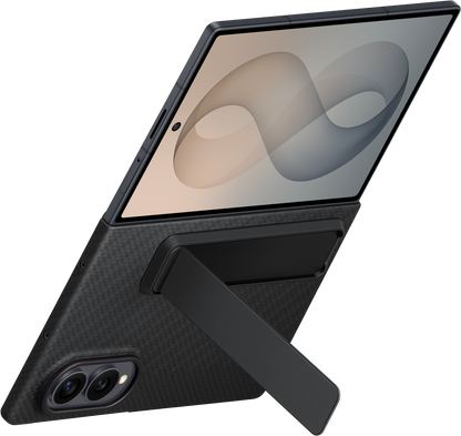 Pouzdro pro Samsung Galaxy Z Fold8 F971, Carbon Standing, Černé EF-XF971SBEGWW