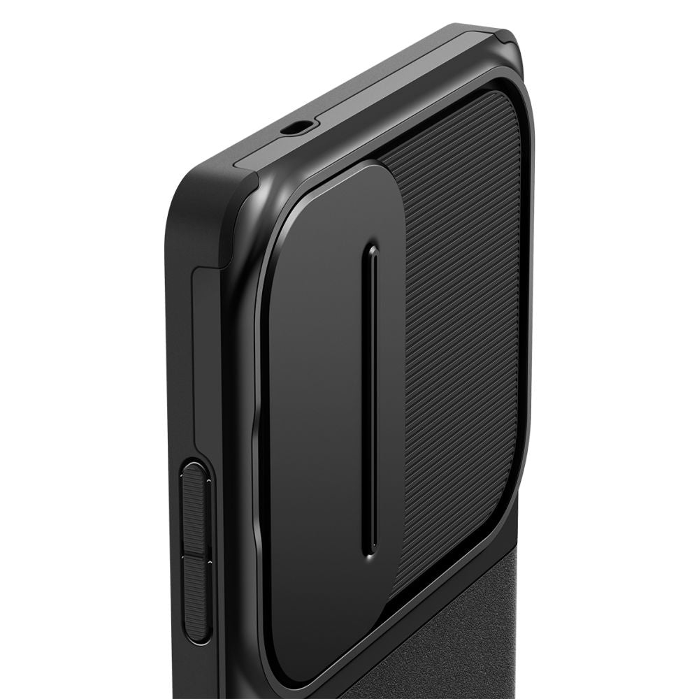 Pouzdro pro Samsung Galaxy S25 Ultra S938, Spigen, OPTIK ARMOR, Černá ACS08969