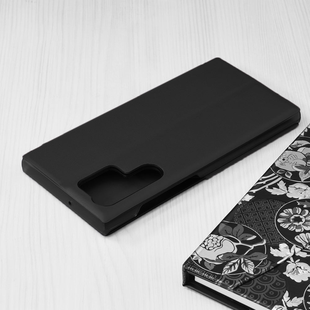 Pouzdro pro Samsung Galaxy S22 Ultra 5G S908, Techsuit, eFold, Černá