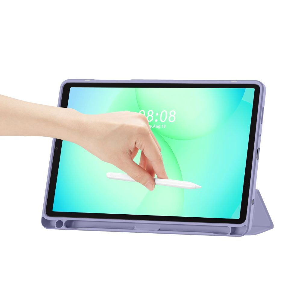Case for Samsung Galaxy Tab A11 / Tab A9, Tech-Protect, SC PEN Hybrid, Violet