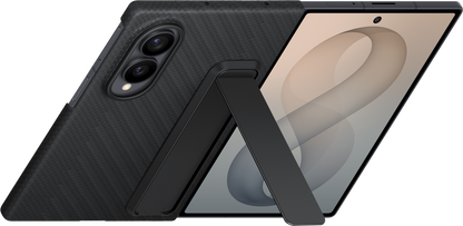 Pouzdro pro Samsung Galaxy Z Fold8 F971, Carbon Standing, Černé EF-XF971SBEGWW