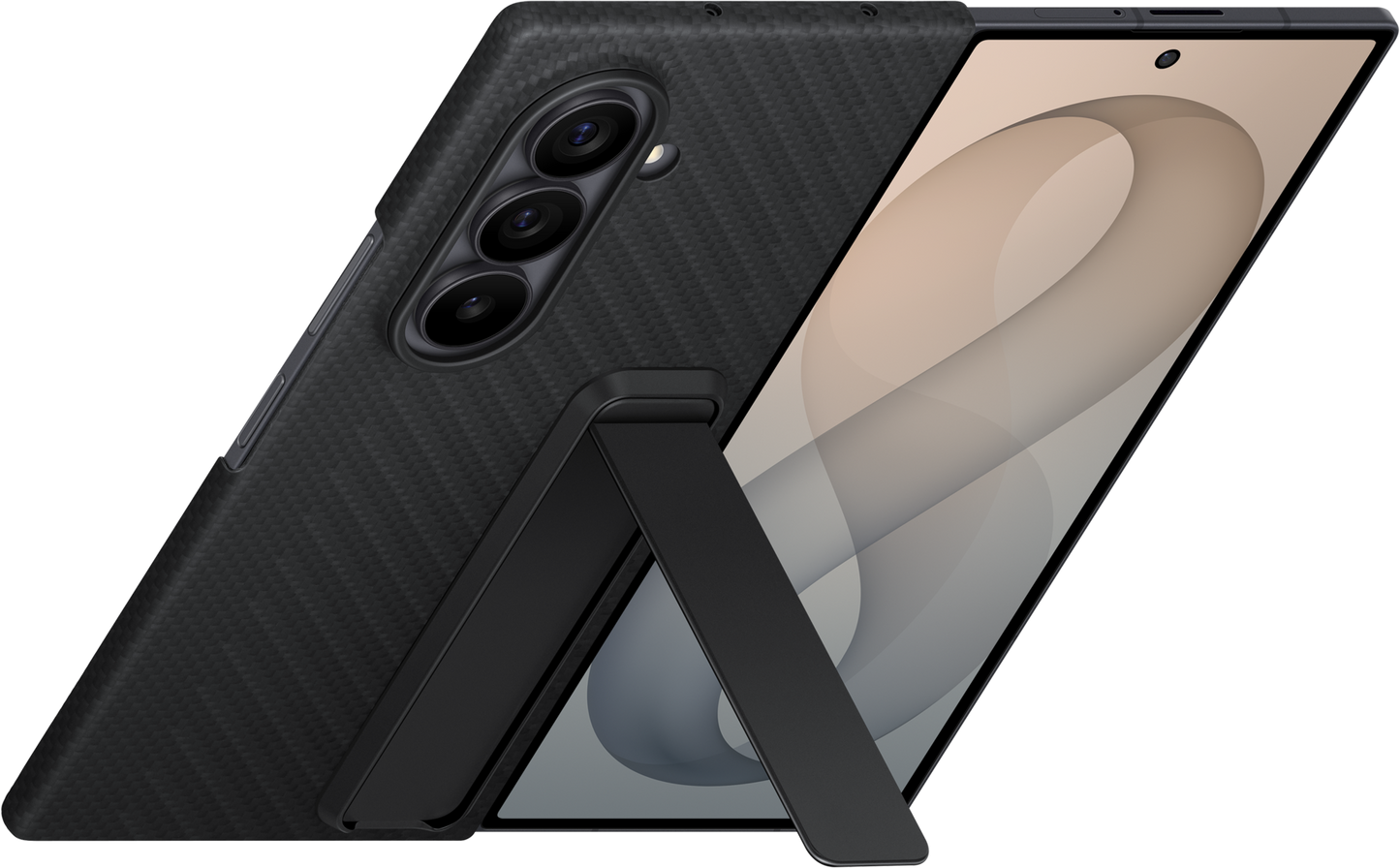 Case for Samsung Galaxy Z Fold8 Ultra F976, Carbon Standing, Black EF-XF976SBEGWW